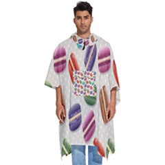 Macaron Men s Hooded Rain Ponchos by nateshop