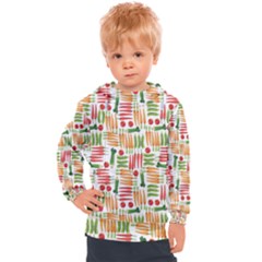 Vegetables Kids  Hooded Pullover by SychEva