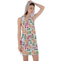 Vegetables Racer Back Hoodie Dress by SychEva