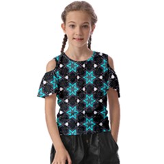 Pattern Design Scrapbooking Colorful Stars Kids  Butterfly Cutout Tee by Ravend