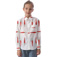 Pepper Kids  Long Sleeve Shirt by SychEva