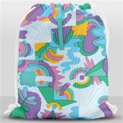 Pattern Hotdogtrap Drawstring Bag (large) by Salman4z