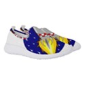 Rocket Ship Launch Vehicle Moon Women s Slip On Sneakers View3