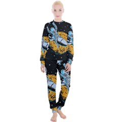 Astronaut Planet Space Science Women s Lounge Set by Salman4z