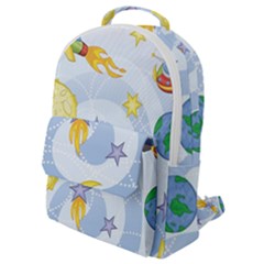 Science Fiction Outer Space Flap Pocket Backpack (small) by Salman4z