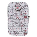 Cute Cat Chef Cooking Seamless Pattern Cartoon Waist Pouch (Large) View2