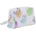 Cartoon Bird Cute Doodle Bird Wristlet Pouch Bag (Large) View1