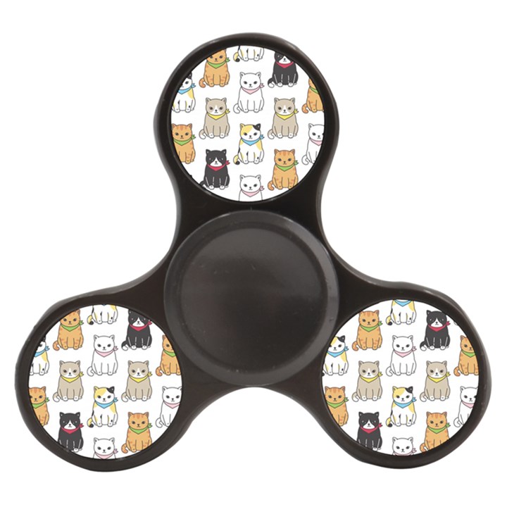 Cat Kitten Seamless Pattern Finger Spinner