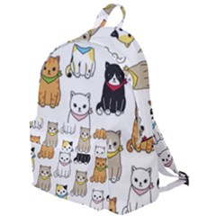 Cat Kitten Seamless Pattern The Plain Backpack by Salman4z