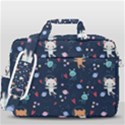 Cute-astronaut-cat-with-star-galaxy-elements-seamless-pattern MacBook Pro 16  Shoulder Laptop Bag View3