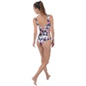 Cute-dog-seamless-pattern-background Side Cut Out Swimsuit View2