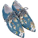 Seamless-pattern-funny-astronaut-outer-space-transportation Pointed Oxford Shoes View3