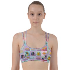 Egypt-icons-set-flat-style Line Them Up Sports Bra by Salman4z