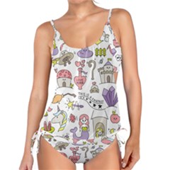 Fantasy-things-doodle-style-vector-illustration Tankini Set by Salman4z