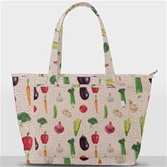 Vegetables Back Pocket Shoulder Bag  by SychEva