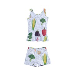 Vegetable Kids  Boyleg Swimsuit by SychEva