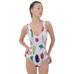 Vegetable Side Cut Out Swimsuit by SychEva