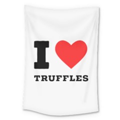 I Love Truffles Large Tapestry by ilovewhateva