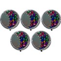 Colorful Diamonds Mini Round Pill Box (Pack of 5) View1