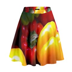 Colorful Capsicum High Waist Skirt by Sparkle