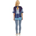 Spaceship-milkyway-galaxy Oversized Basic Tee View4