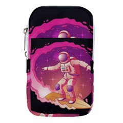 Astronaut-spacesuit-standing-surfboard-surfing-milky-way-stars Waist Pouch (small) by Salman4z