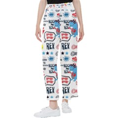 Monster-cool-seamless-pattern Women s Pants  by Salman4z