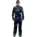 Monster-alien-pattern-seamless-background Men s Long Sleeve Satin Pajamas Set View2