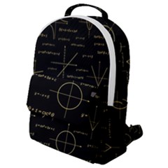 Abstract-math Pattern Flap Pocket Backpack (small) by Salman4z