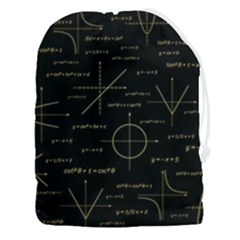 Abstract-math Pattern Drawstring Pouch (3xl) by Salman4z