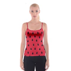 Seamless-watermelon-surface-texture Spaghetti Strap Top by Salman4z