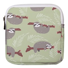 Sloths-pattern-design Mini Square Pouch by Salman4z