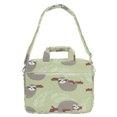 Sloths-pattern-design Macbook Pro 16  Shoulder Laptop Bag by Salman4z