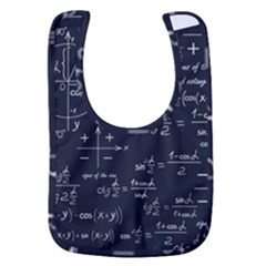 Mathematical-seamless-pattern-with-geometric-shapes-formulas Baby Bib by Salman4z