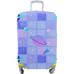 Seamless-pattern-pastel-galaxy-future Luggage Cover (large) by Salman4z