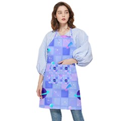 Seamless-pattern-pastel-galaxy-future Pocket Apron by Salman4z