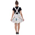 Pattern-sloth-woodland Velvet Suspender Skater Skirt View2