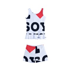 I Love Soy Sauce Kids  Boyleg Swimsuit by ilovewhateva