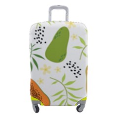 Seamless-tropical-pattern-with-papaya Luggage Cover (small) by Salman4z