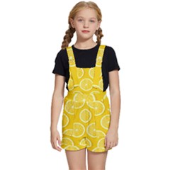 Lemon-fruits-slice-seamless-pattern Kids  Short Overalls by Salman4z