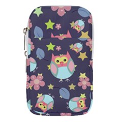 Owl-stars-pattern-background Waist Pouch (small) by Salman4z