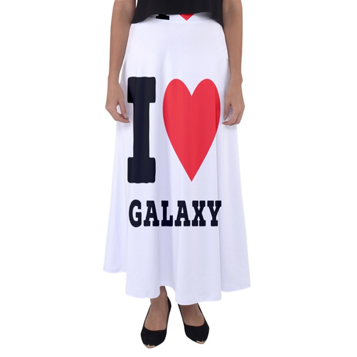 I love galaxy  Flared Maxi Skirt