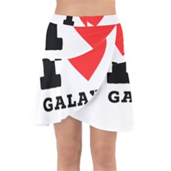 I Love Galaxy  Wrap Front Skirt by ilovewhateva