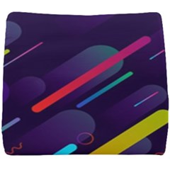 Colorful-abstract-background Seat Cushion by Salman4z