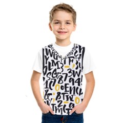 Letters-pattern Kids  Basketball Tank Top by Salman4z