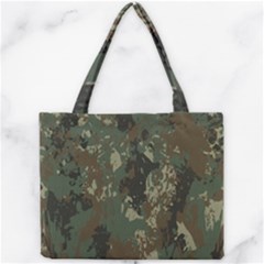 Camouflage-splatters-background Mini Tote Bag by Salman4z