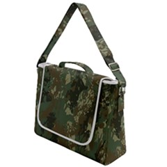 Camouflage-splatters-background Box Up Messenger Bag by Salman4z