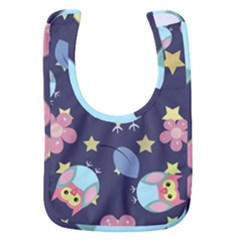 Owl-stars-pattern-background Baby Bib by Salman4z