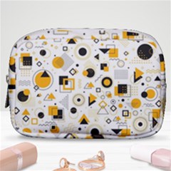 Flat Geometric Shapes Background Make Up Pouch (small) by pakminggu