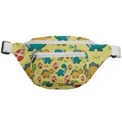 Seamless Pattern With Cute Dinosaurs Character Fanny Pack by pakminggu